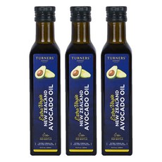 Turner's Harvest 紐西蘭頂級初榨冷壓酪梨油 富含健康脂肪與維生素 適合烹飪, 250ml, 3個