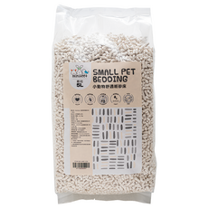MiniFeet 小動物舒適紙砂床 顆粒, 5L, 天然紙漿100%, 1包
