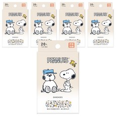 ONEDER 旺達棉品 史努比貼繃, 20片, 5盒