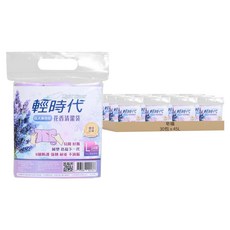 皂福 輕時代花香清潔袋 30包, 45L