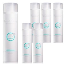 FOOTPURE 鞋蜜粉 100ml/49g, 抗菌除臭, 吸附腳汗保持乾爽, 脫鞋無味香噴噴, 薄荷香, 6瓶