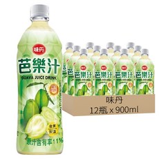 味丹 芭樂汁, 900ml, 12瓶