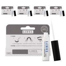 Royel 假睫毛膠水, 透明白色, 5個