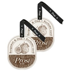 Prosi 普洛斯 烏木與佛手柑香水香氛吊卡, 200g, 2個, 烏木與佛手柑