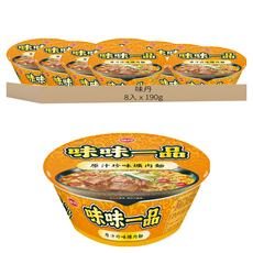 味丹 味味一品 原汁珍味爌肉麵 190g, 8入