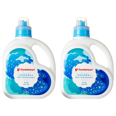 DoubleHeart 嬰幼兒衣物洗衣精, 1.2L, 2瓶