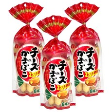 Natori Food 起司魚板棒 辣味 8入, 232g, 3袋