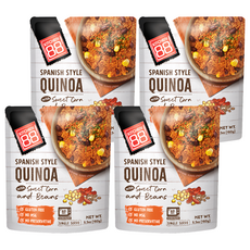 KITCHEN 88 西班牙風味即食藜麥，含甜玉米和紅腰豆, 150g, 4包