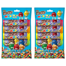 m&m's 迷你糖衣巧克力 牛奶口味, 175g, 2袋