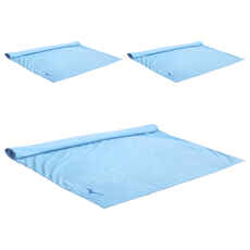 Mizuno 美津濃 吸水巾 70 x 120cm, 藍色, 3條