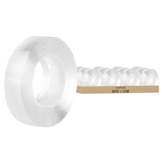comet 加長款矽膠雙面膠帶 3公分 x 5公尺, 16個, 透明