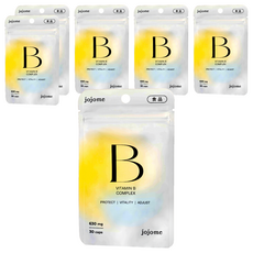 jojome B群活力膠囊, 630毫克, 30顆, 6包