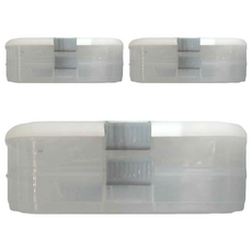 大容量可疊加水餃盒, 3個, 30.6 x 23 x 8.5cm