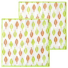 KOKUBO 小久保 八重紗擦拭布 綠葉, 2條