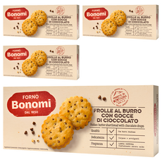 Bonomi 巧克力奶油餅乾, 150g, 4盒