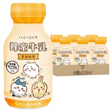 SF 蜂蜜牛乳 吉伊卡哇版, 210ml, 6個
