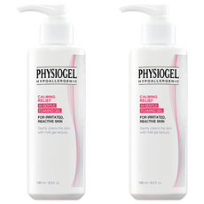 PHYSIOGEL 潔美淨 安撫修護 AI泡泡潔膚露 180ml 溫和清潔 舒緩保濕 敏感肌適用, 2瓶