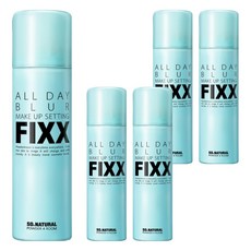 so natural 台灣公司貨 FIXX 沁涼保濕定妝噴霧 霧面柔焦, 5個, 75ml