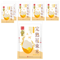 皇家穀堡 完熟花東米, 二等米, 1.5kg, 6包