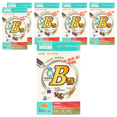 AJIOU 日本味王 男用維生素B群加強錠, 60顆, 250mg, 6罐