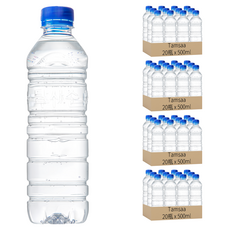Tamsaa 無標籤天然水, 500ml, 80瓶