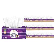 Kleenex 舒潔 厚三層抽取衛生紙 竹炭萃取, 94抽, 90包