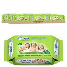 OMA&Baby 拭拭樂 茶樹抗菌柔濕巾 15 x 20cm, 440g, 1包, 9包