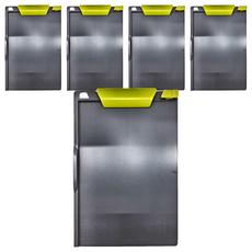 ABEL 力大牌 享讀可收合站立式板夾, 灰綠色, 5個