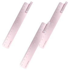 KaCO RUMA 金屬書籤尺, 玫瑰金, 3支