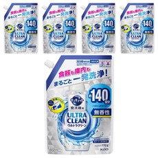 Kao 花王 Cucute 珂珂透 ULTRA CLEAN 洗碗機專用強效洗碗精補充包 770g, 5包