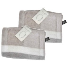 kontex GREIGE 今治混色柔棉毛巾, 34 x 80 cm, 100%棉, 竹炭灰, 2條