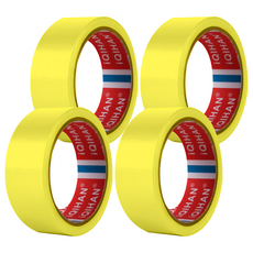 iQIHAN 強力泡棉膠帶, 寬40mm*20m (厚度0.26mm), 黃色, 4捲