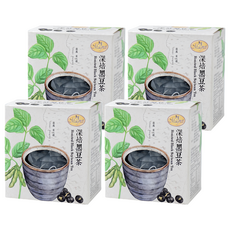 Magnet 曼寧 深培黑豆茶, 無咖啡因, 促進新陳代謝, 養顏美容, 8g, 15包, 4盒