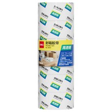 deLi 得力 大管芯 OPP封箱膠帶 30201 48mm x 40Y 6捲, 1個, 透明色