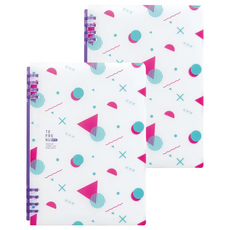 KING JIM TEFRENU Neo 線圈筆記本 A5, 2本, 白色