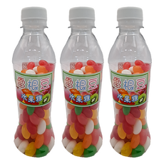 家合食品 可樂瓶雷根豆, 120g, 3入