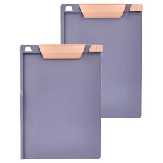 ABEL 力大牌 享讀可收合站立式板夾, 紫粉色, 2個