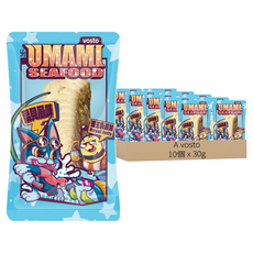 vosto 沃司托 貓用 UMAMI鮪魚條 扇貝風味, 30g, 10個