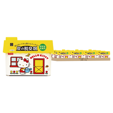 KOKUBO 小久保工業所 日本蔬菜室除臭炭, 可愛樣式設計, 有效去除臭味, 中、大型冰箱冷藏室都適用, 150g, 18個