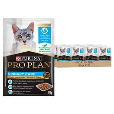 PURINA 冠能 泌尿保健功能性主食餐包 成貓, Chicken, 85g, 12包