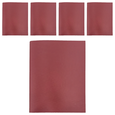 Sunny 三瑩文具 SHINE 珠光4孔夾 332 x 264 x 40mm, 紅色, 5個