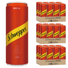 Schweppes 舒味思 薑汁汽水, 330ml, 72罐