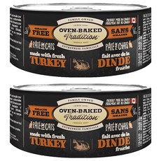 OVEN-BAKED TRADITION 烘焙客 無穀主食貓罐 爐烤 提供完整營養 呵護腸胃 維持肌肉健康, 火雞, 156g, 2罐