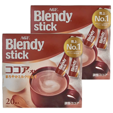 AGF Blendy 歐蕾 可可風味, 10.3g, 20條, 2盒