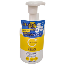 Cyclear 熊野 維他命C 酵素 洗面幕斯, 300ml, 1瓶