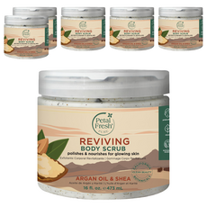 Petal Fresh 有機植萃乳油木果 身體去角質淨白霜, 473ml, 6罐