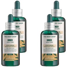 THE BODY SHOP 美體小舖 薑根頭皮調理精華 50ml 舒緩頭皮乾癢 強健髮根, 4瓶