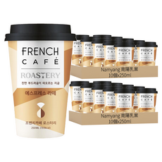 FRENCH CAFE Roastery 濃縮咖啡拿鐵, 250ml, 20個