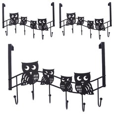 生活屋 閣家 貓頭鷹門板勾 金屬材質, A31060, 3個