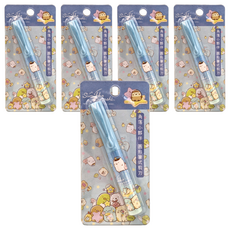 Sumikkogurashi 角落生物 小夥伴圓型筆式剪刀 C星空 5個